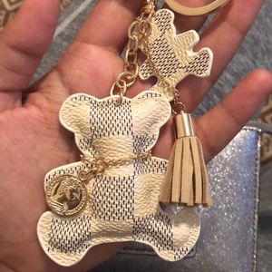 Teddy bear keychain